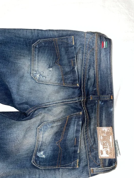 Diesel Blue Distressed Denim Jeans - Picture 6 of 6